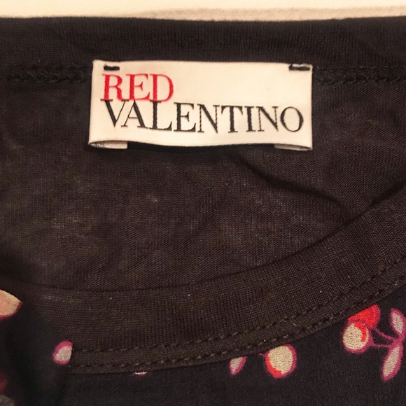 RED Valentino Silk Bow Collar Top - Picture 4 of 4